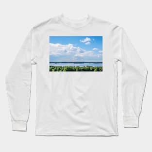 Lake on a Sunny Summer Day Long Sleeve T-Shirt